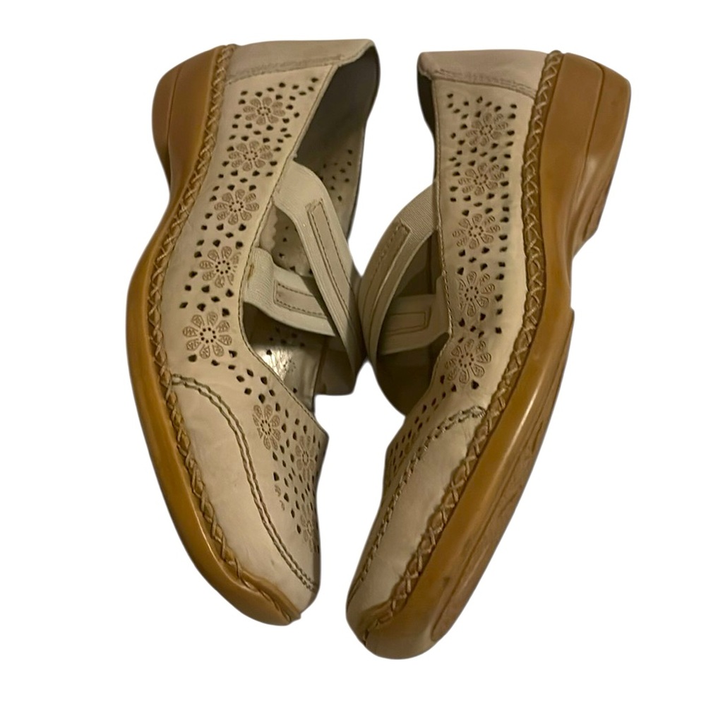 Rieker Daisy flats slip on style with elastic cross straps , size 36=5/5.5 - Picture 4 of 7